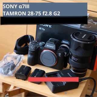 SONYILCE-7M3 a7iii レンズ付きバッテリー(2個) チャージャー