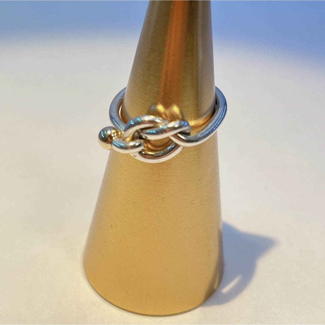 Tiffany & Co.(ティファニー)の236 ティファニー　フック&アイ　コンビ　リング　sv925 750 14号 レディースのアクセサリー(リング(指輪))の商品写真