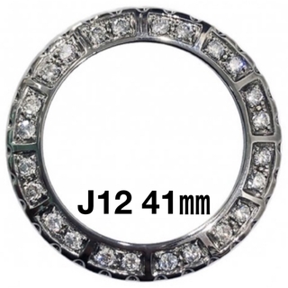 シャネル(CHANEL)のCHANEL シャネル　j12 41ミリ　クロノ　アフターラージダイヤベゼル(腕時計(アナログ))