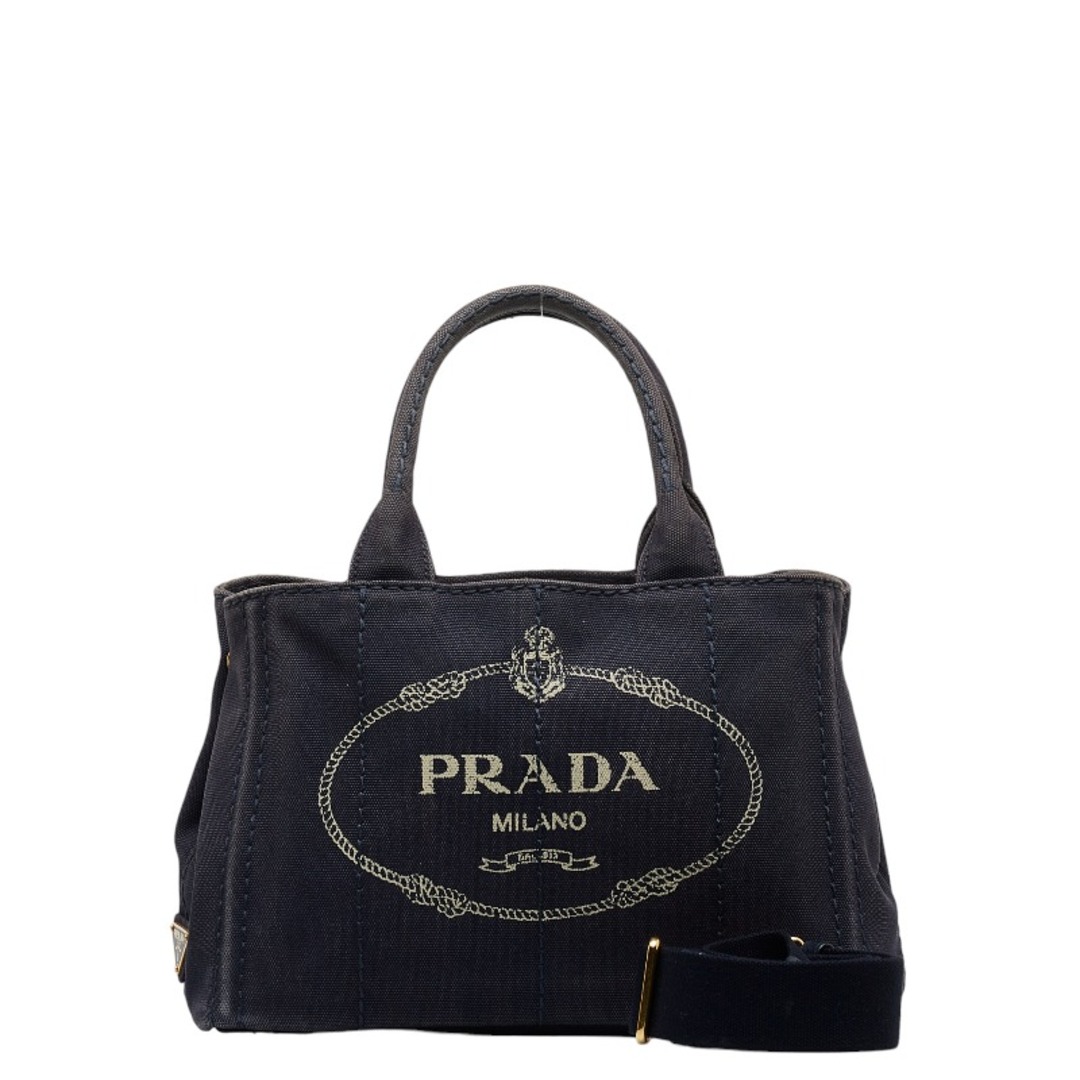 プラダ カナパトート ハンドバッグ ショルダーバッグ 2WAY キャンバス レディース PRADA 【1-0122410】