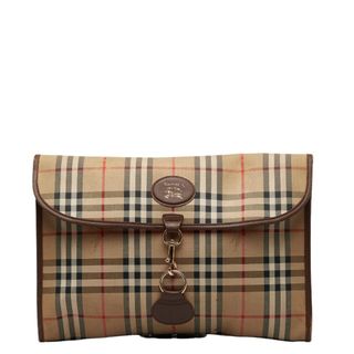 バーバリー(BURBERRY)のバーバリー ノバチェック シャドーホース クラッチバッグ キャンバス レディース BURBERRY 【1-0123398】(クラッチバッグ)