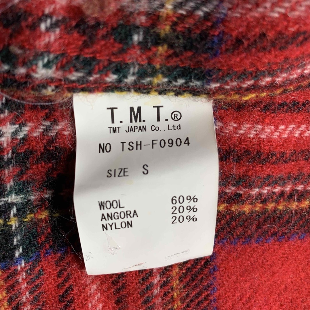 TMT(ティーエムティー)のTMT　厚手アンゴラ混ウールチェックシャツ メンズのトップス(シャツ)の商品写真