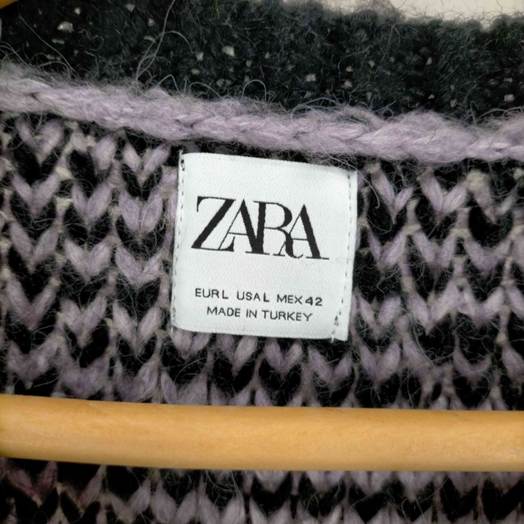 ZARA(ザラ)のZARA(ザラ) ボーダーアクリルウールニット メンズ トップス メンズのトップス(ニット/セーター)の商品写真