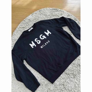 エムエスジイエム(MSGM)のMSGM スウェット　トレーナー　黒　XL (スウェット)