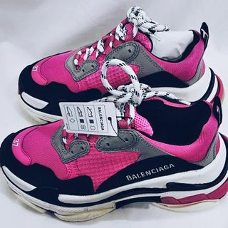 バレンシアガ(Balenciaga)の未使用 Balenciaga Triple S スニーカー ピンク 24.5cm(スニーカー)