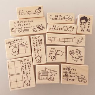 ふせんに使えて便利☆【確認お願いします はんこ ゴム印 ラバースタンプ】 ふせんに使えて便利☆【確認お願いします はんこ ゴム印 ラバースタンプ】