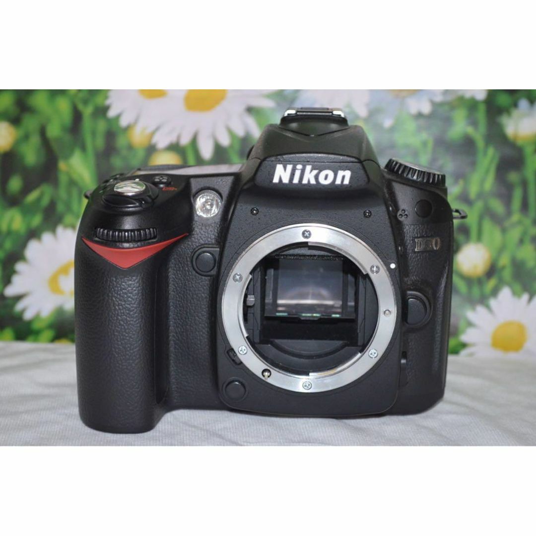 Nikon(ニコン)の❤美品!! 豪華おまけ付き＆お得なWレンズセット Nikon D90 ニコン❤ スマホ/家電/カメラのカメラ(デジタル一眼)の商品写真