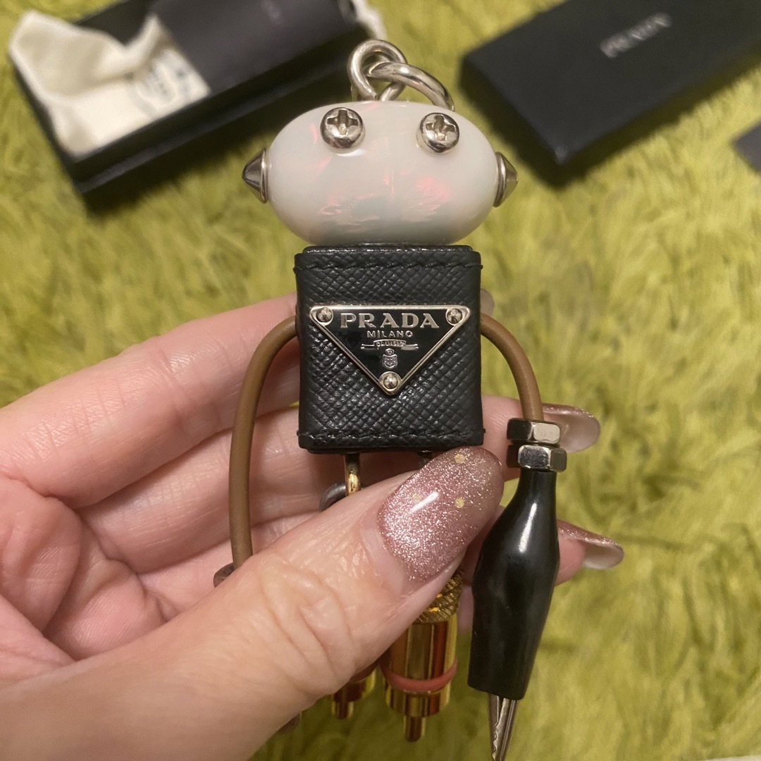 PRADA - 美品 プラダ エドワード ロボット キーホルダー キーリング