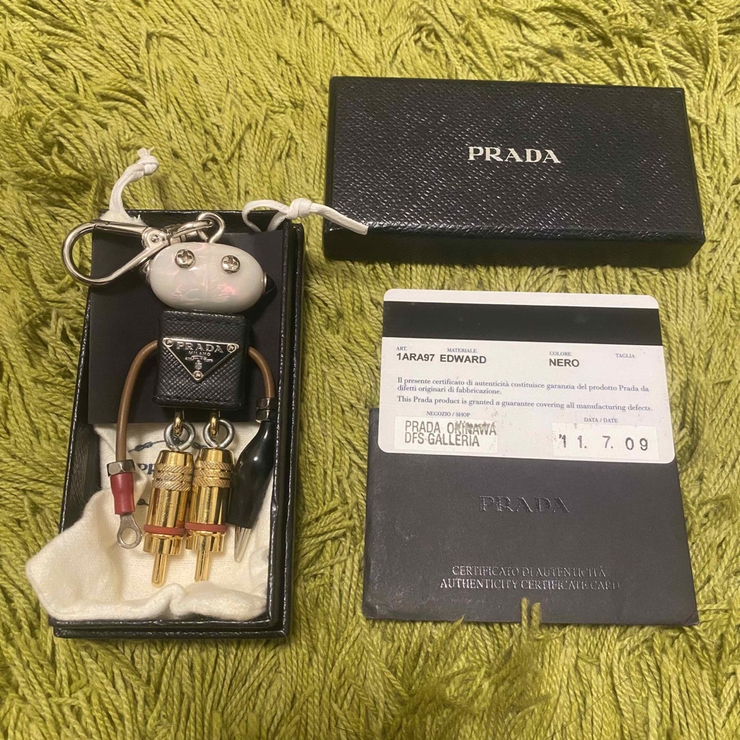 PRADA - 美品 プラダ エドワード ロボット キーホルダー キーリング