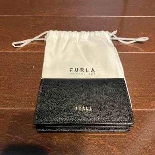 フルラ(Furla)の【新品未使用】FURLA 名刺入れ ブラック(名刺入れ/定期入れ)