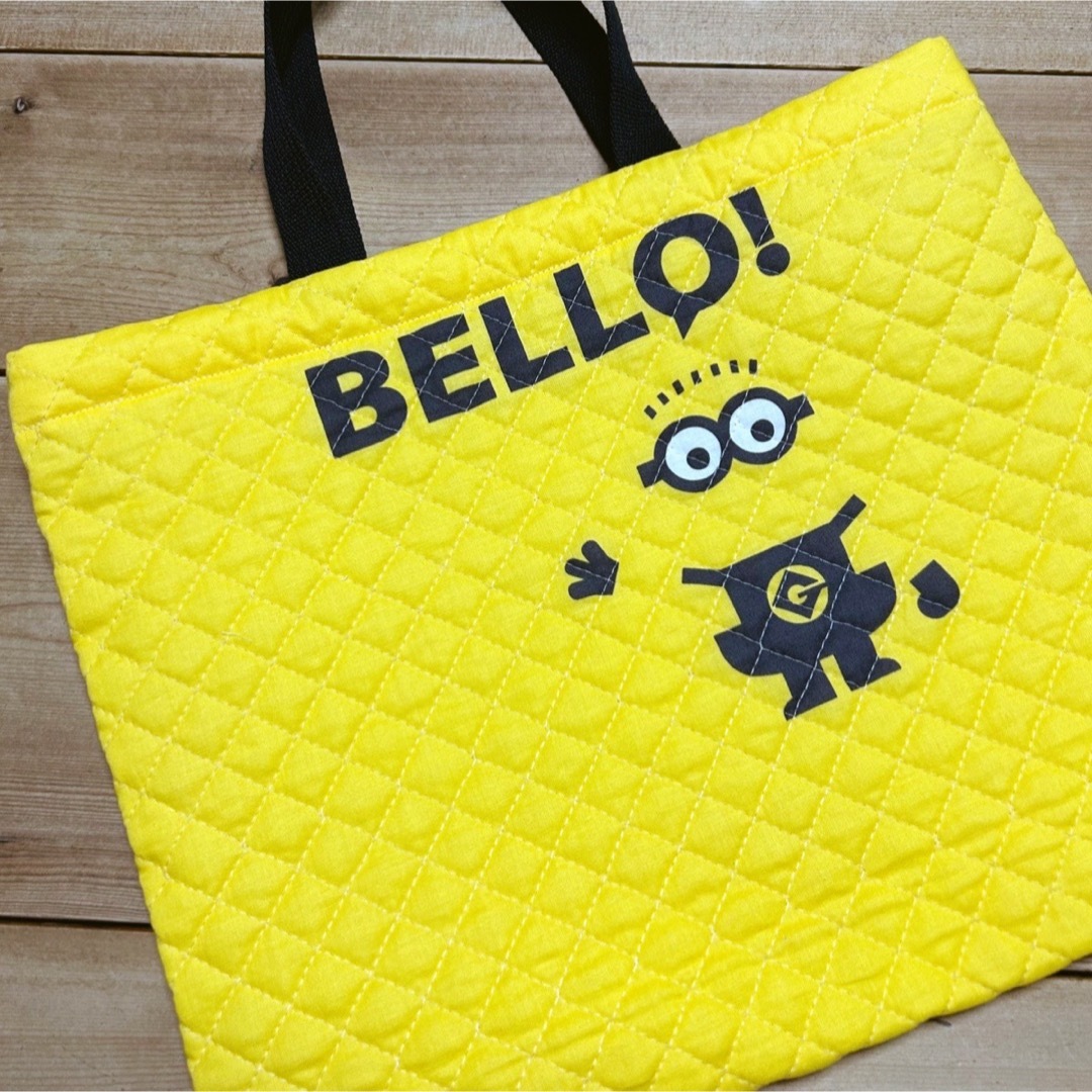 ミニオン(ミニオン)のミニオン MINIONS レッスンバッグ 手提げかばん 通園バック ハンドメイドのキッズ/ベビー(バッグ/レッスンバッグ)の商品写真