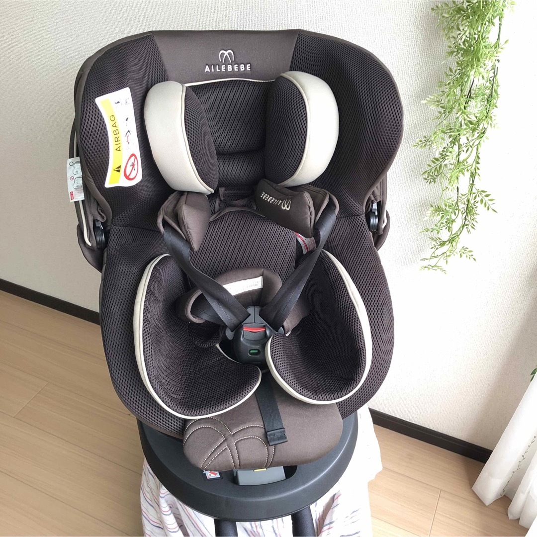 付属品完備 エールベベ クルット 3i グランス ISOFIX