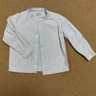 ムジルシリョウヒン(MUJI (無印良品))の無印良品　シャツ　長袖　110センチ(Tシャツ/カットソー)