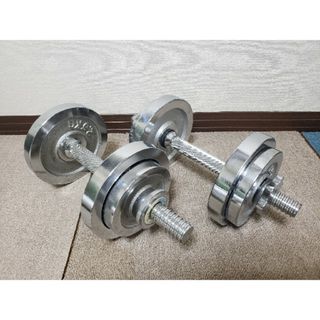 左右別メーカー ダンベル 20kg セット 10kg×2(トレーニング用品)