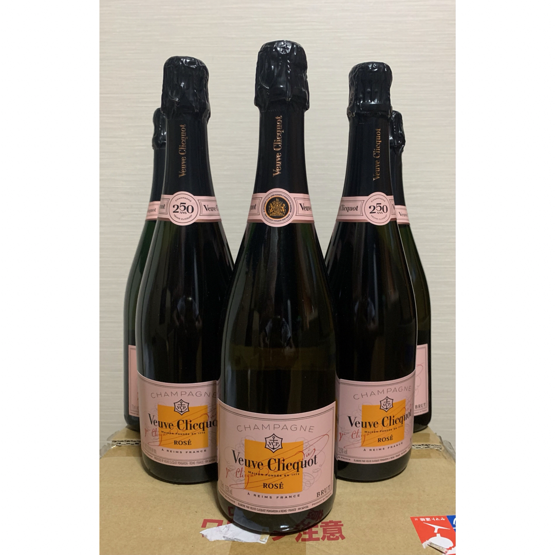 ヴーヴ クリコ ロゼ 750ml Veuve Clicquot Rose5本