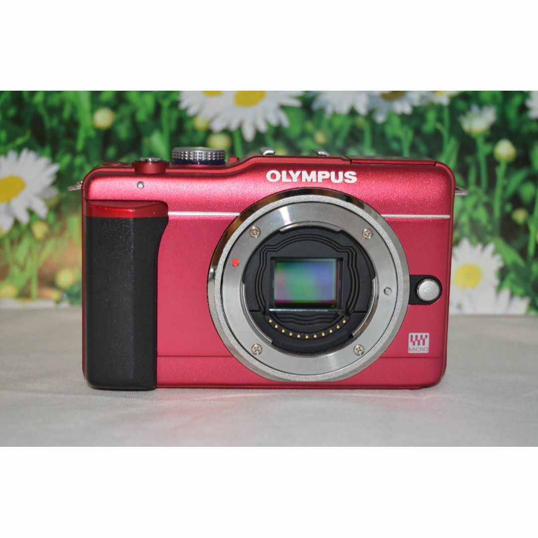 OLYMPUS(オリンパス)の❤️オリンパス E-PL1s ダブルズームキット❤️高画質❤️初心者おすすめ❤️ スマホ/家電/カメラのカメラ(ミラーレス一眼)の商品写真