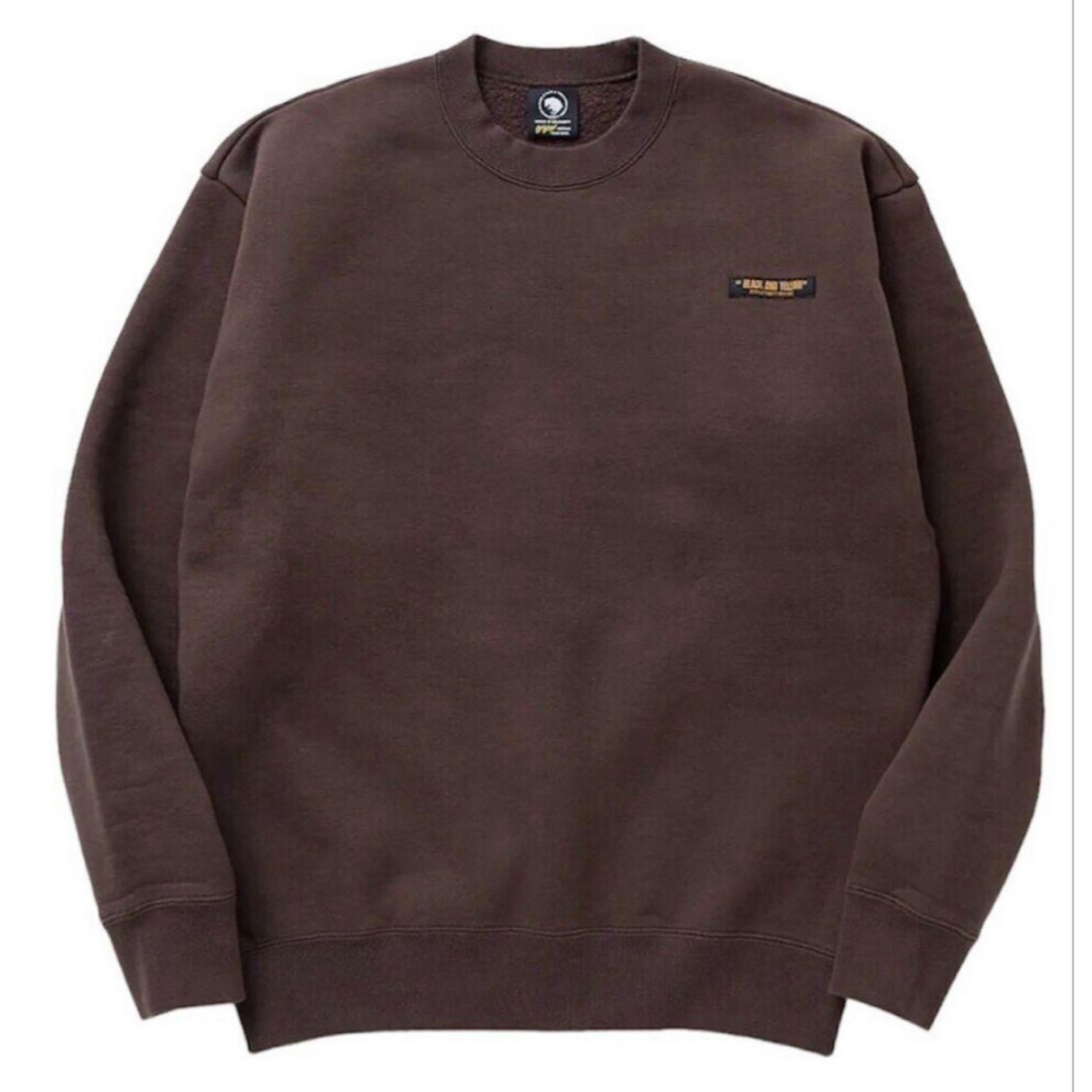 キムタク着　RATS  CREW NECK SWEAT ブラウン