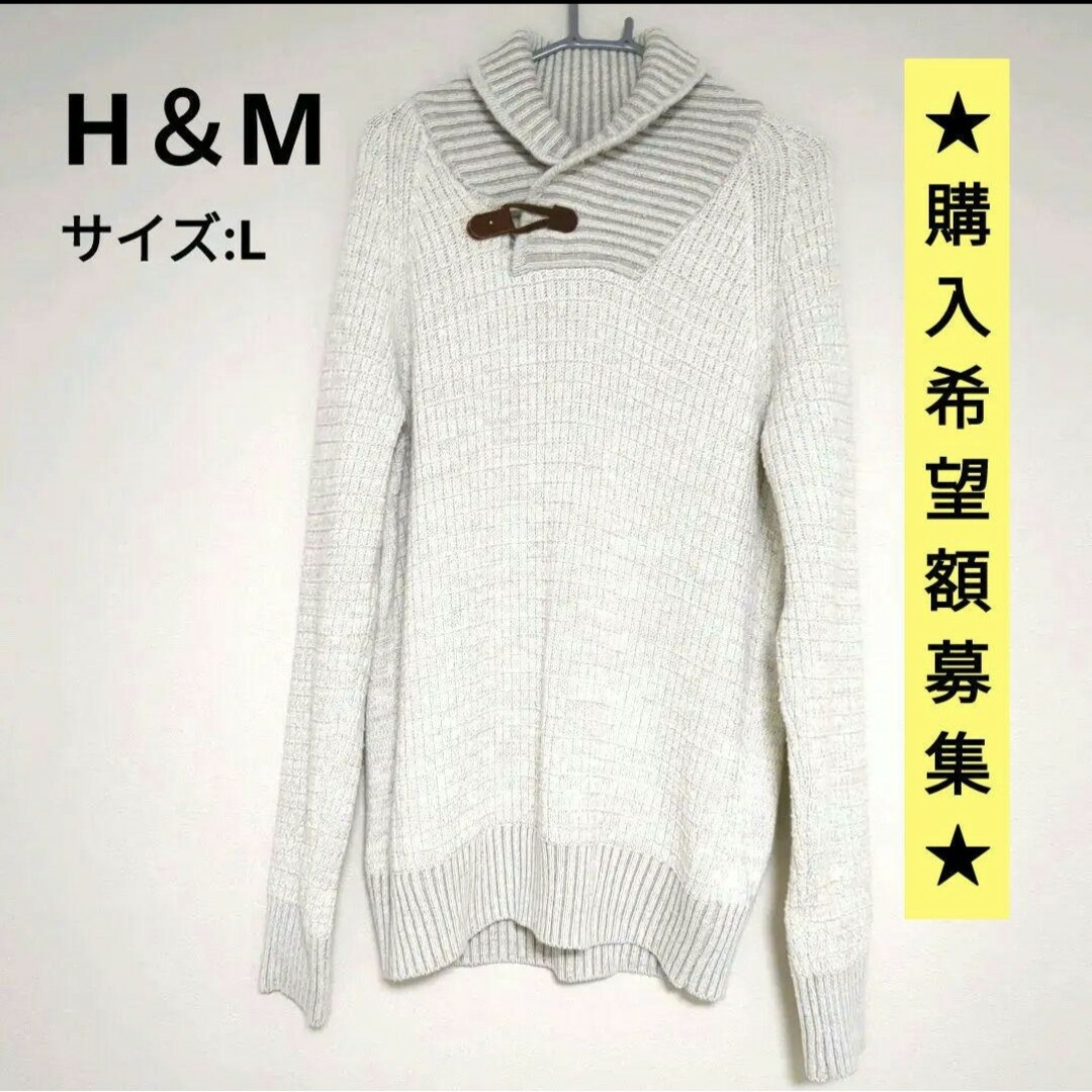 H&M(エイチアンドエム)のH＆M　エイチアンドエム　ニット　セーター　L レディースのトップス(ニット/セーター)の商品写真