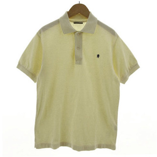 ジムフレックス(GYMPHLEX)のジムフレックス Gymphlex ポロシャツ 半袖 ロゴ コットン 黄色 M(ポロシャツ)