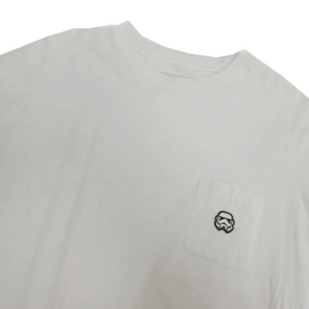 coen(コーエン)のcoen Tシャツ 胸ポケ スターウォーズ ストームトルーパー ワッペン 白 S メンズのトップス(Tシャツ/カットソー(半袖/袖なし))の商品写真