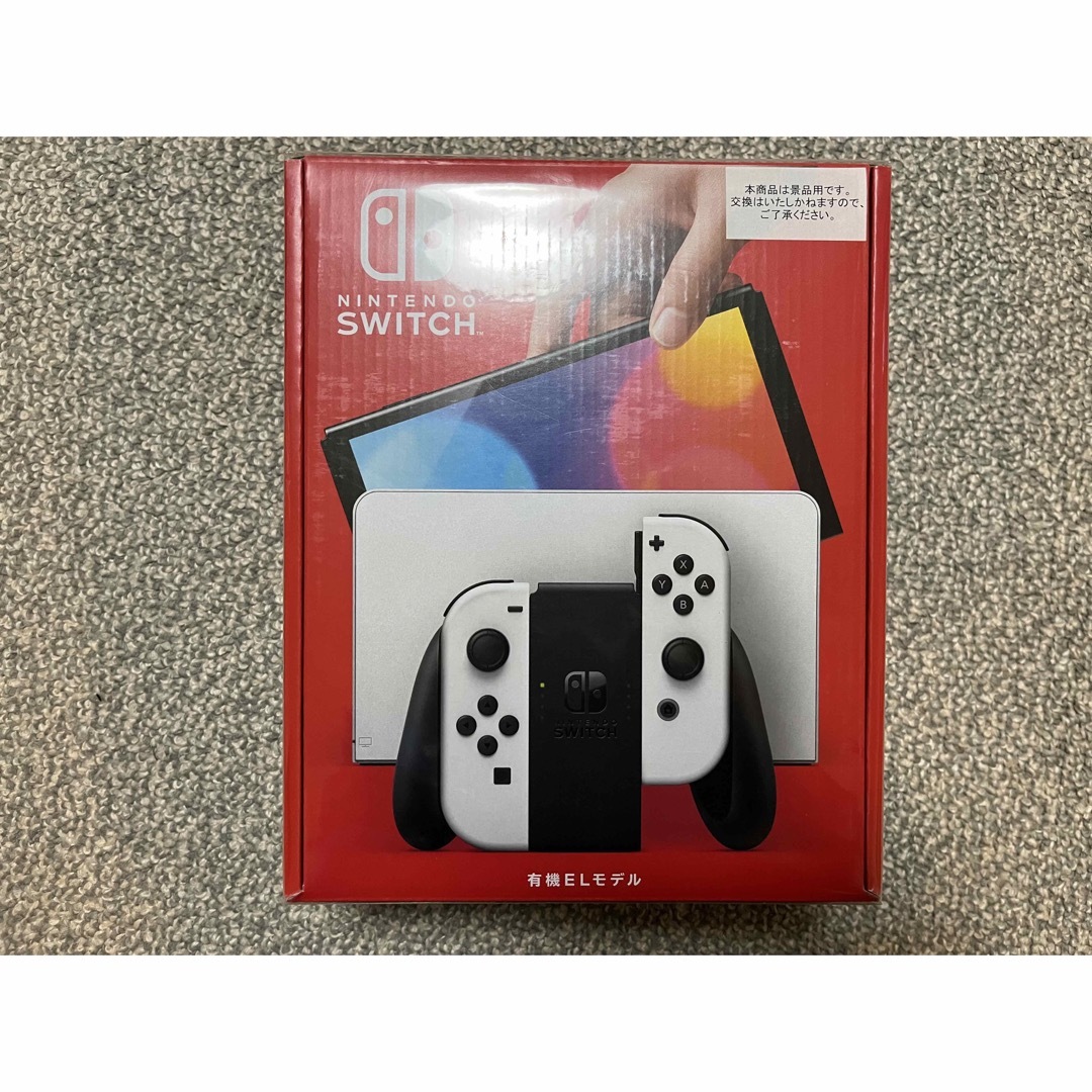 Nintendo Switch(ニンテンドースイッチ)の【新品未使用】Switch本体　有機ELモデル ホワイト エンタメ/ホビーのゲームソフト/ゲーム機本体(家庭用ゲーム機本体)の商品写真