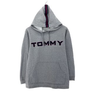 トミーヒルフィガー(TOMMY HILFIGER)の古着 90年代 トミーヒルフィガー TOMMY HILFIGER スウェットプルオーバーパーカー レディースL ヴィンテージ /eaa387178(スウェット)