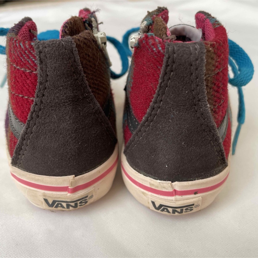 VANS(ヴァンズ)の【14cm】VANS ハイカットキッズスニーカー キッズ/ベビー/マタニティのベビー靴/シューズ(~14cm)(スニーカー)の商品写真