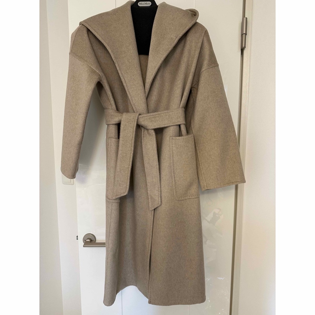 【高級✨】マックスマーラ　MAXMARA　白タグ　カシミヤ100％　コート