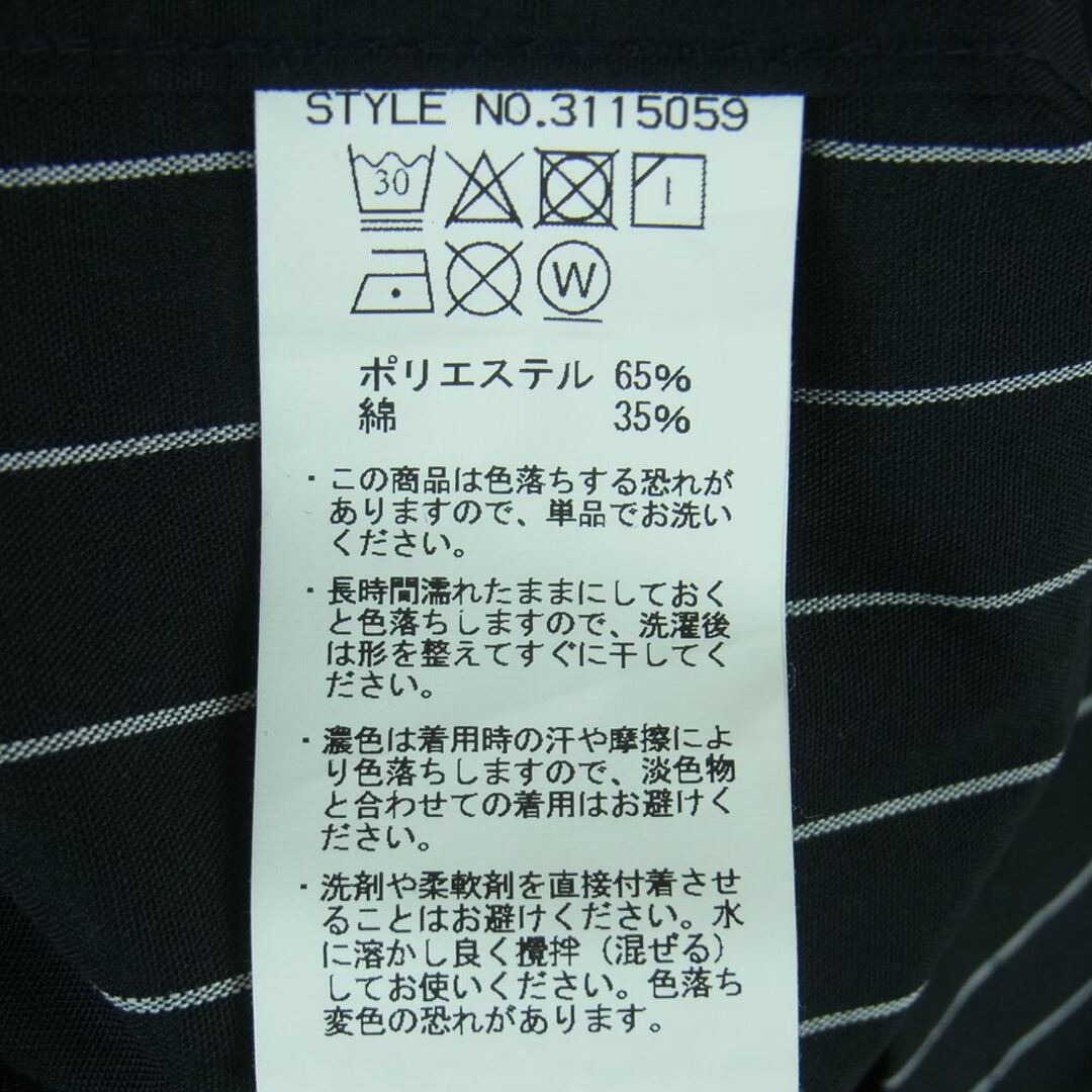 schott(ショット)のschott ショット 半袖シャツ NYCタグ ポケット 半袖 ワーク シャツ 中国製 ブラック系 ホワイト系 S【中古】 メンズのトップス(シャツ)の商品写真