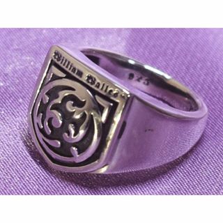 William Walles William Logo Shield Ring