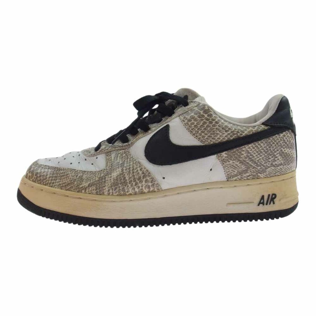 NIKE(ナイキ)のNIKE ナイキ スニーカー 630117-103 AIR FORCE 1 LOW COCOA SNAKE エアフォース1 白蛇 グレー系 27cm【中古】 メンズの靴/シューズ(スニーカー)の商品写真