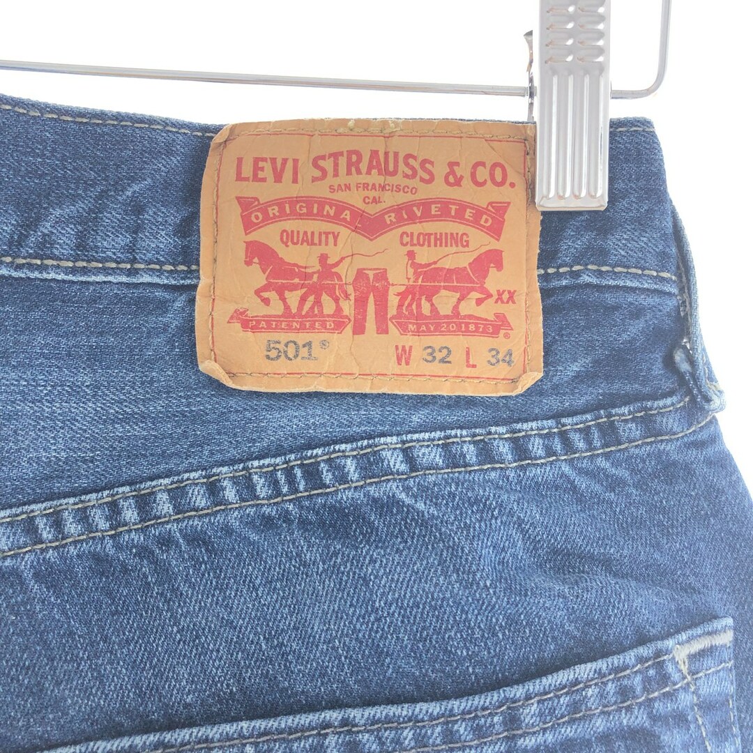Levi's(リーバイス)の古着 リーバイス Levi's リーバイス501 ストレートデニムパンツ メンズw32 /taa000754 メンズのパンツ(デニム/ジーンズ)の商品写真