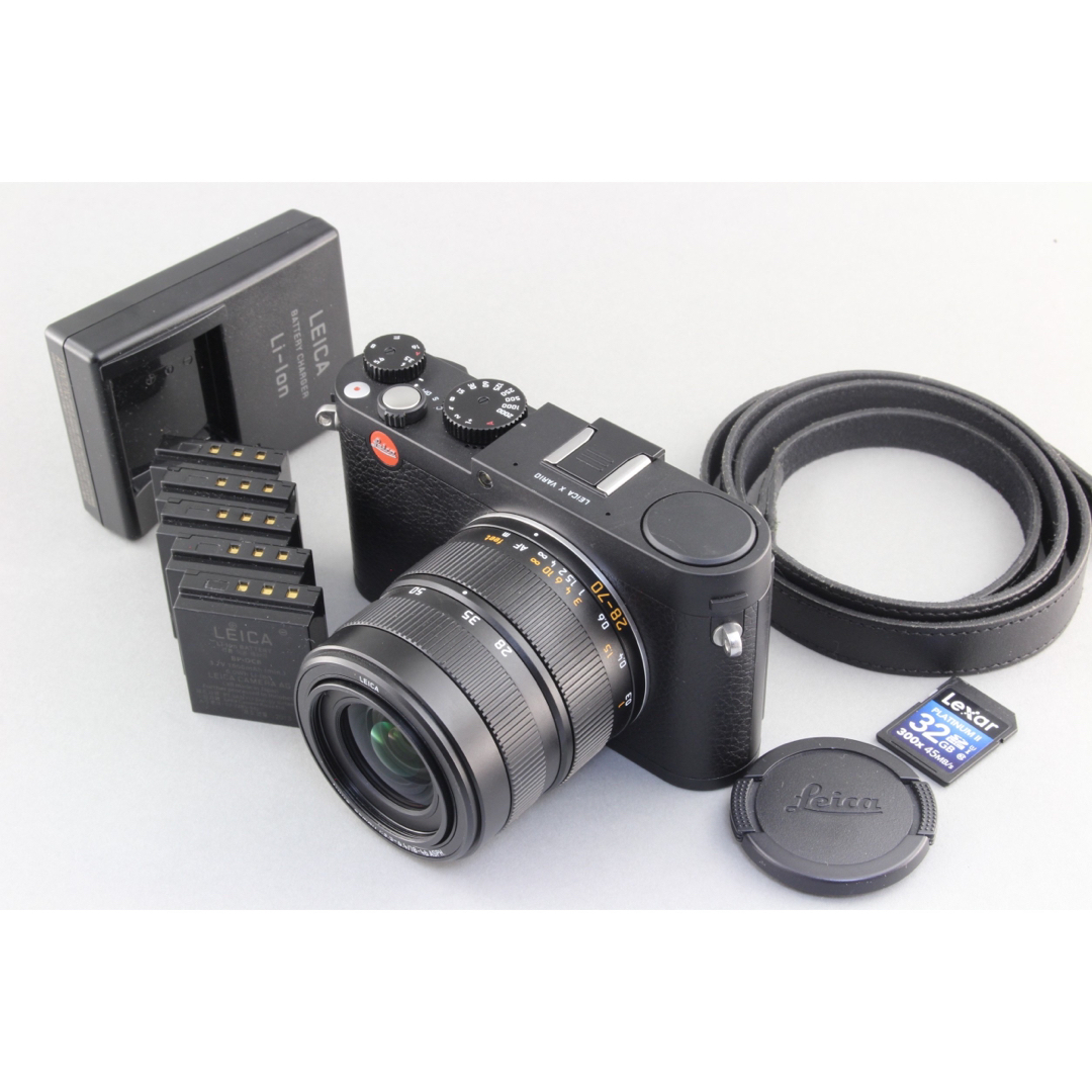 LEICA(ライカ)の美品 LEICA ライカ X VARIO Typ 107 ブラック スマホ/家電/カメラのカメラ(コンパクトデジタルカメラ)の商品写真