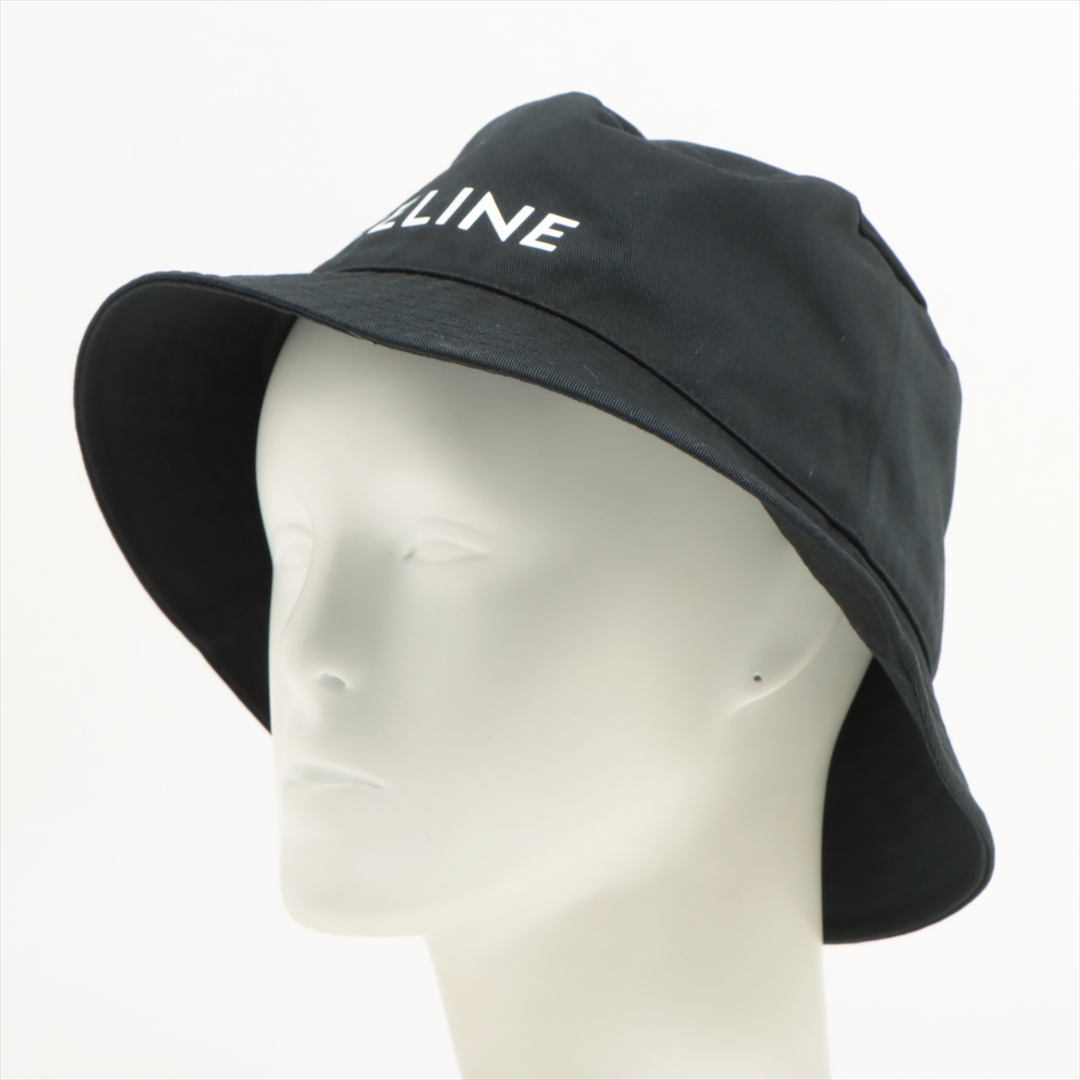 celine(セリーヌ)のセリーヌ ロゴ コットン×ポリエステル  ブラック レディース ハット レディースの帽子(ハット)の商品写真