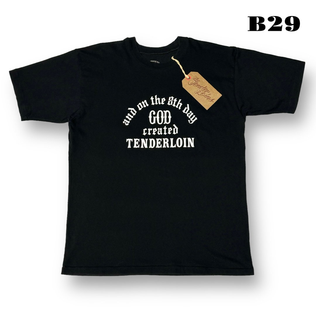 TENDERLOIN - 希少品！ TENDERLOIN TEE GOD 半袖 Tシャツ ブラック 黒