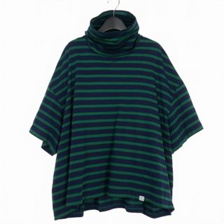 カラー　KOLOR 切替半袖Tシャツ　グリーン　サイズ2 新品未使用