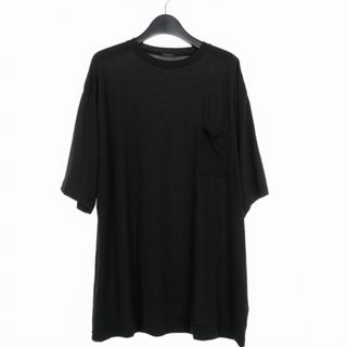 COMOLI】古着 半袖Tシャツ ウール天竺 希少カラー 胸ポケット 日本製-