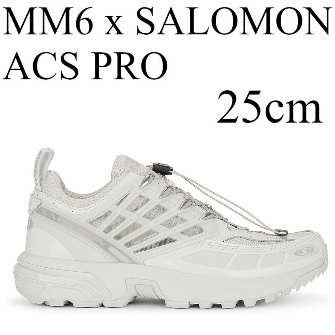 25cm　MM6 x SALOMON ACS PRO　新品 スニーカー