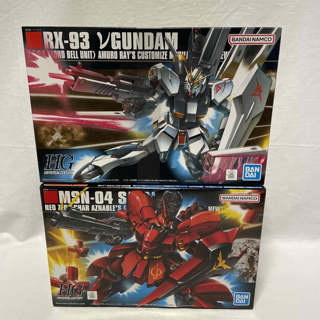 BANDAI - ① HGUC 086 νガンダム ＆ 088 サザビーの通販 by もりもり's