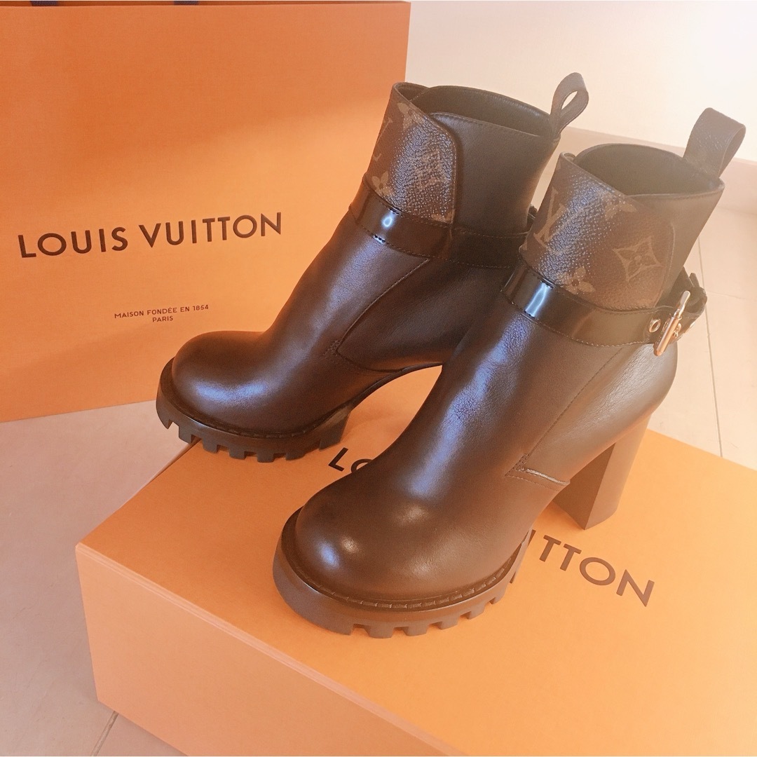 LOUIS VUITTON - ルイヴィトン ブーツ LOUIS VUITTON ショートブーツ