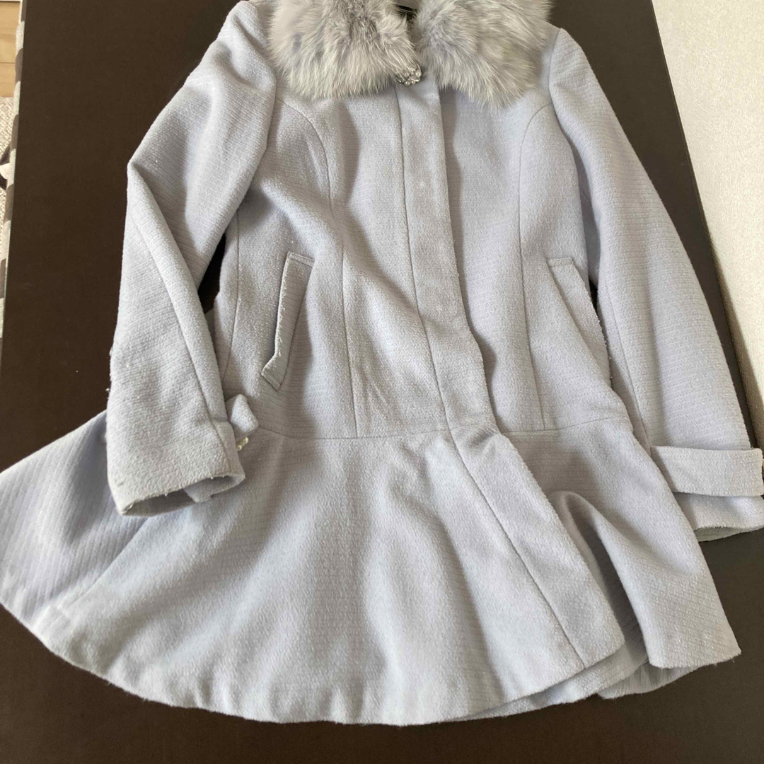 CECIL McBEE(セシルマクビー)のセシルマクビー　コート　ブルー レディースのジャケット/アウター(その他)の商品写真