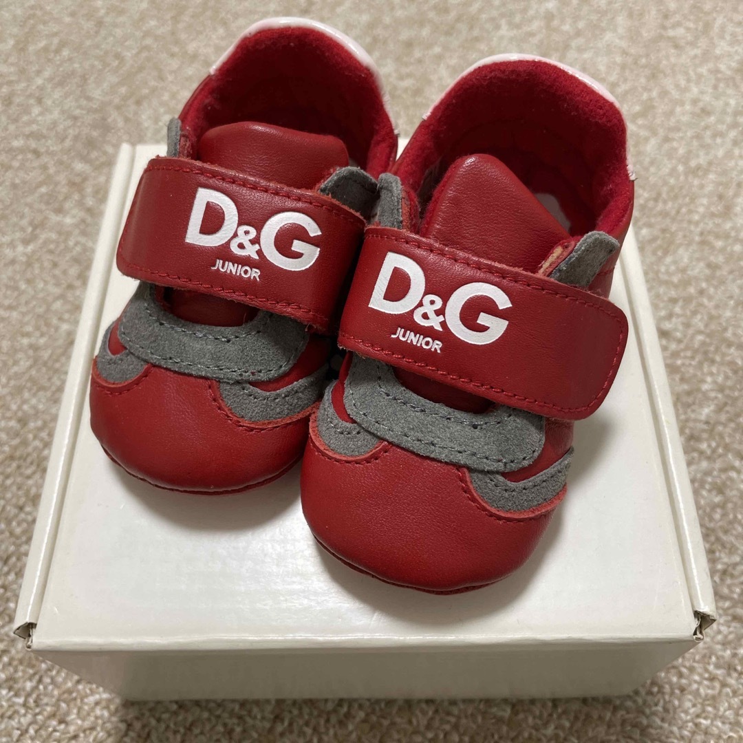 D&G JUNIOR  ファーストシューズ　11.5cm キッズ/ベビー/マタニティのベビー靴/シューズ(~14cm)(フラットシューズ)の商品写真