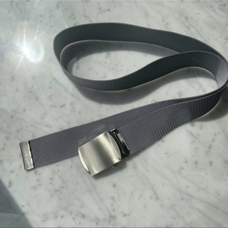 ZOE Roller belt / gray ×silver