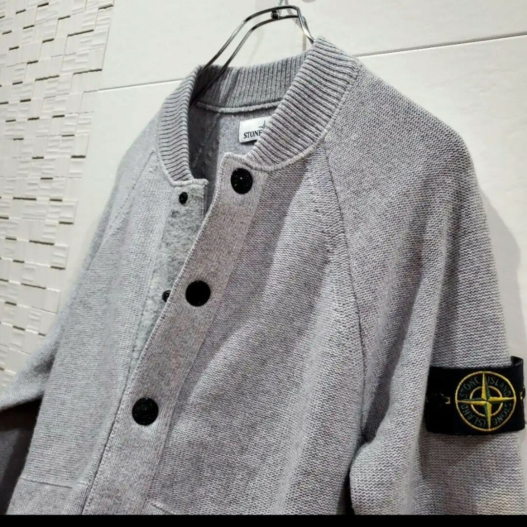 STONE ISLAND   ストーンアイランド カシミア混 ウールカーディガン