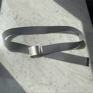 ZOE Roller belt / gray ×silver(ベルト)