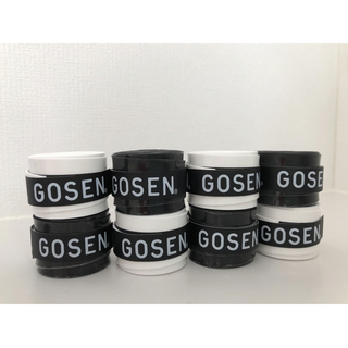 ゴーセン(GOSEN)のGOSEN グリップテープ 8個★迅速発送 白黒✳︎色変更可 ゴーセンマイバチ(その他)