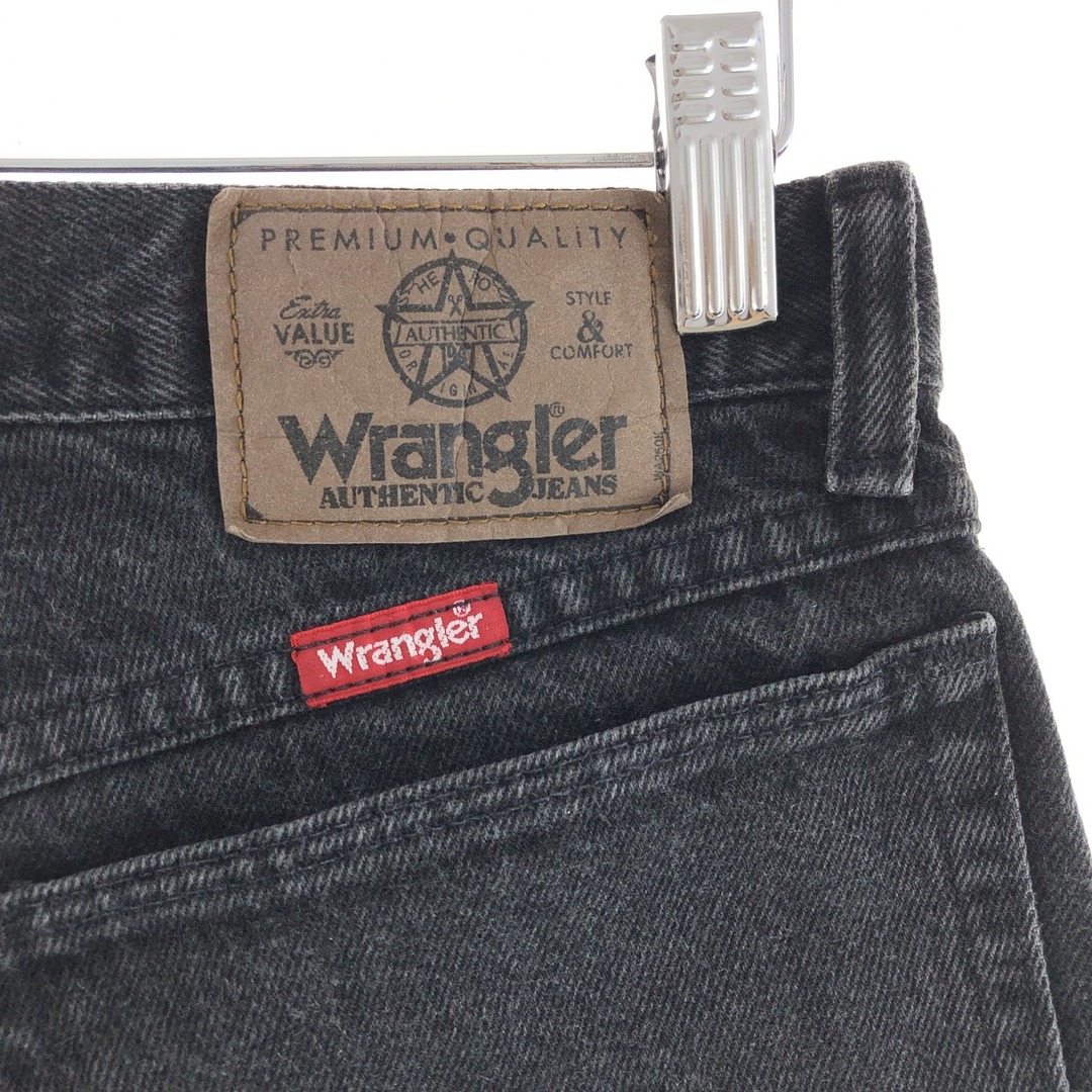 Wrangler(ラングラー)の古着 ラングラー Wrangler ブラックジーンズ ストレートデニムパンツ メンズw31 /taa001210 メンズのパンツ(デニム/ジーンズ)の商品写真