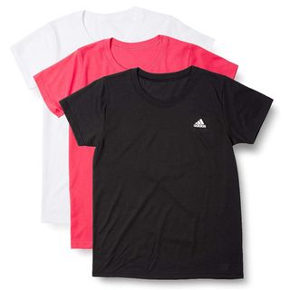 アディダス(adidas)の【adidas】3枚組(L)カラーアソートTシャツ(Tシャツ(半袖/袖なし))