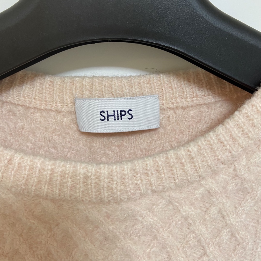 SHIPS(シップス)のシップス　ピンク　ニット　メンズ メンズのトップス(ニット/セーター)の商品写真