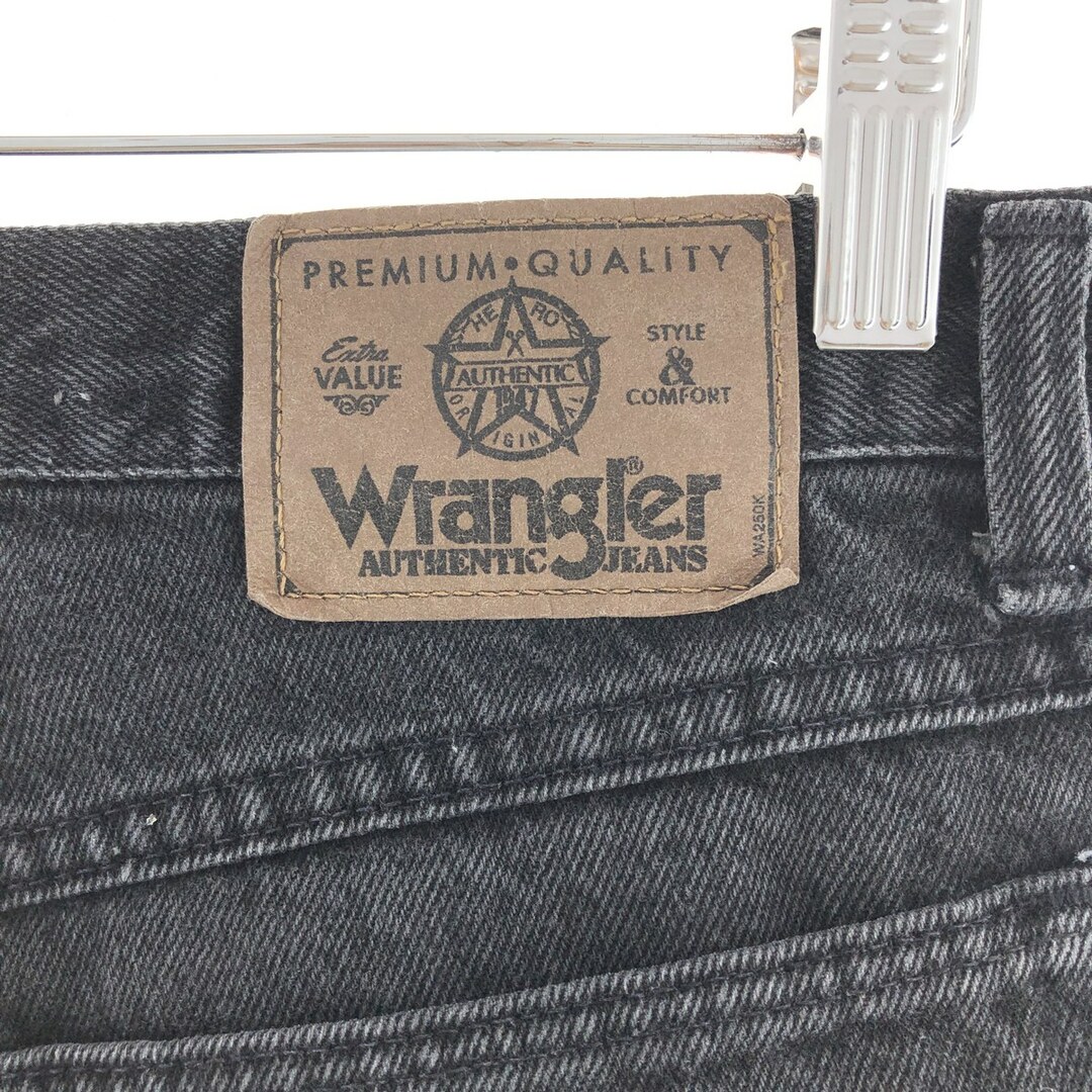 Wrangler(ラングラー)の古着 ラングラー Wrangler ブラックジーンズ デニムパンツ メンズw33 /taa002217 メンズのパンツ(デニム/ジーンズ)の商品写真